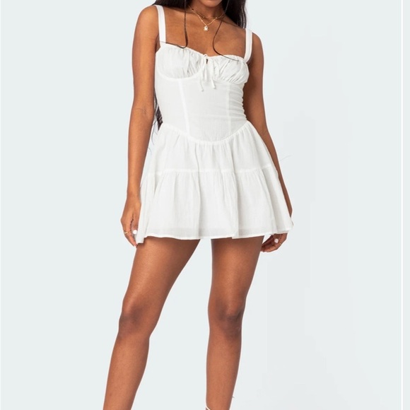 Edikted White Mini Dress - Picture 4 of 10